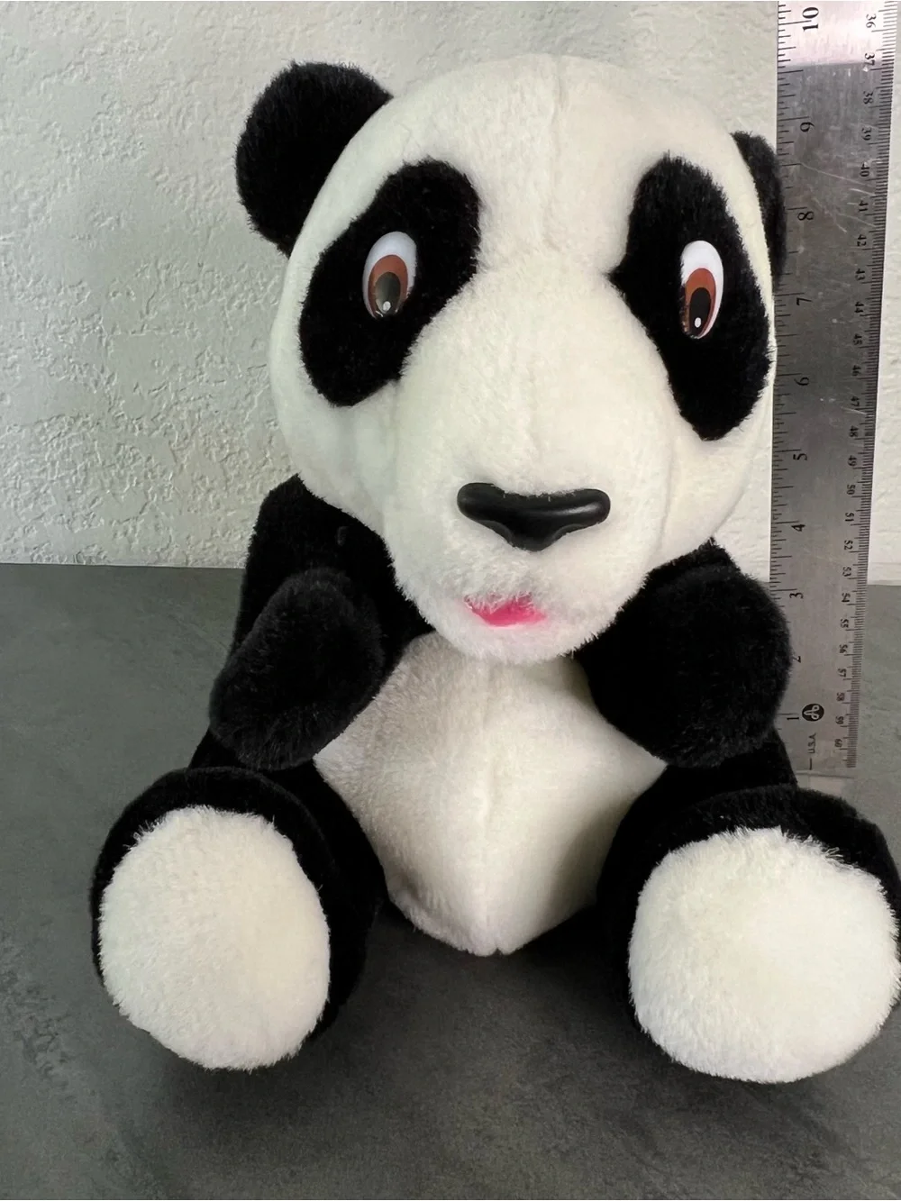 McGraw Hill Math Stuffed Plush Panda Bear‎ “Tu-Tu” Hand Puppet Toy Home School